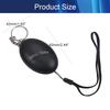 Aicosineg Personal Alarm ABS 120db Personal Safesound Security Alarms for Keychain Bags Suitcases Backpacks Black 2pcs view 2