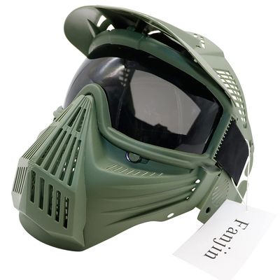 Fanjin Paintball Mask, Airsoft Mask, Tactical Masks Full Face Gear with Goggles Impact Resistant for Hunting CS Survival Games Halloween Cosplay and Outdoor Activities