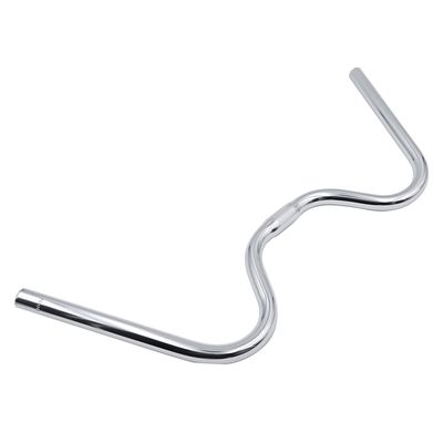 SENQI Bicycle Handlebar Road Bike MTB Handlebars Comfortable Vintage Highway Fixed Gear Handlebar M Aluminum Alloy Riser Bar Universal Fits (31.8mm x620mm Silver)