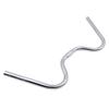 SENQI Bicycle Handlebar Road Bike MTB Handlebars Comfortable Vintage Highway Fixed Gear Handlebar M Aluminum Alloy Riser Bar Universal Fits (31.8mm x620mm Silver) view 1