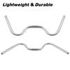 SENQI Bicycle Handlebar Road Bike MTB Handlebars Comfortable Vintage Highway Fixed Gear Handlebar M Aluminum Alloy Riser Bar Universal Fits (31.8mm x620mm Silver) view 2