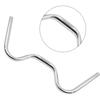SENQI Bicycle Handlebar Road Bike MTB Handlebars Comfortable Vintage Highway Fixed Gear Handlebar M Aluminum Alloy Riser Bar Universal Fits (31.8mm x620mm Silver) view 3