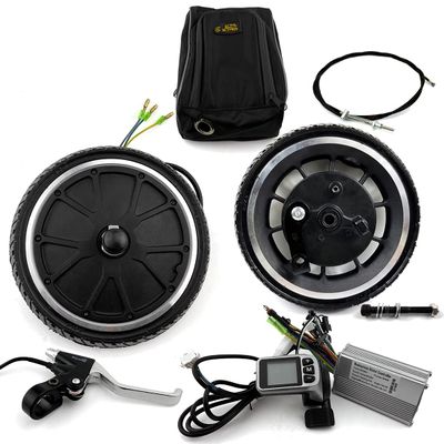 48V 250W 8-inch DIY Adult Scooter Motor Wheel Kit With Brushless Hub Motor 45mm Width 8inch Drum Brake Wheel Solid Tire (24V 250W kit)
