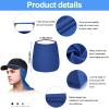 Tatuo 4 Pieces Unisex Neck Gaiter UV Face Cover Sun Protection Neck Drape Multifunctional 2 in 1 Face Covering for Outdoor Sports Fishing (Black,Dark Gray,Royal Blue,White) view 3