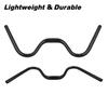 SENQI Bicycle Handlebar Road Bike MTB Handlebars Comfortable Vintage Highway Fixed Gear Handlebar M Aluminum Alloy Riser Bar Universal Fits (25.4mm x620mm Black) view 2