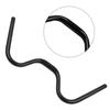 SENQI Bicycle Handlebar Road Bike MTB Handlebars Comfortable Vintage Highway Fixed Gear Handlebar M Aluminum Alloy Riser Bar Universal Fits (25.4mm x620mm Black) view 3