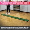 PuttOUT Slim Putting Mat - Perfect Your Golf Putting (7.9ft x 0.82ft)(Green) view 3