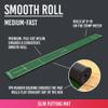 PuttOUT Slim Putting Mat - Perfect Your Golf Putting (7.9ft x 0.82ft)(Green) view 4