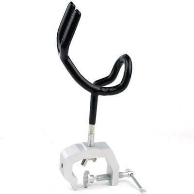 Ahlmanstr Fishing Rod Holder Universal Fit Adjustable Fishing Pole Rod Racks Kayak Fishing Boat Rod Holder with Clamp-On Boat Deck Mount (1 pcs)