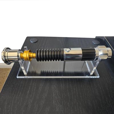 WANLIAN Lightsaber Stand Sword Stand Desktop Acrylic Lightsaber Stand Sword Stand Fixed Stand Decorative Sword Stand Display Stand (Transparent)
