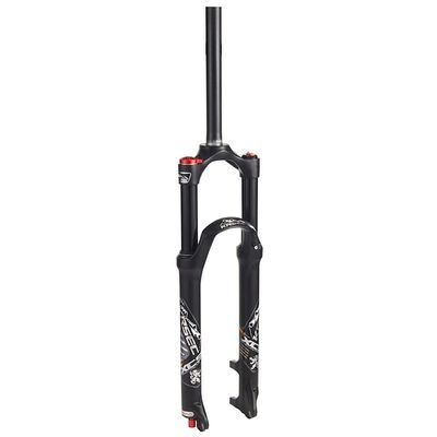 Jejy Air MTB Front Fork 26 27.5 29 Inch Rebound AdjustMountain Bike Bicycle Suspension Forks QR 9mm Travel 120mm Shoulder Lockout Shock Absorber (Color : Black (Black Tube), Size : 27.5)