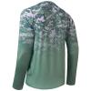 BASSDASH FS14M Men's Camo Gradient Performance Long Sleeve Fishing Shirt UPF50+ view 2