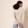 Amazon Essentials Women's Regular-Fit Long-Sleeve Crewneck T-Shirt (Available in Plus Size), Tan Heather, Medium view 3