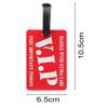 3 Pack Travel Luggage Tag Silicone and Baggage Identification Labels Id Silicone Tag for Bag Suitcase (Purple) view 3