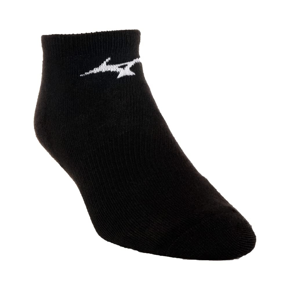 Mizuno Vital Low Sock 3-Pack, Black, Large