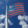 Rico Industries NBA Oklahoma City Thunder Country 3' x 5' Banner Flag 3' x 5' Banner Flag Single Sided - Indoor or Outdoor - Home Dcor view 3