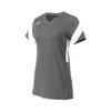 Mizuno Women's Balboa 6 Short Sleeve Volleyball Jersey, Shade-White, Small view 1