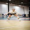 Mizuno Women's Balboa 6 Short Sleeve Volleyball Jersey, Shade-White, Small view 4
