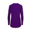 Mizuno Girls' Balboa 6 Long Sleeve Volleyball Jersey, Purple, Medium view 2