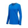 Mizuno Women's Balboa 6 Long Sleeve Volleyball Jersey, Royal, X-Small view 1
