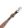 Circle Y White Daisy Filigree Tooling Durable Western Horse Size Adjustable Length Equine Wither Strap for Breast Collar with White Buckstitch Border view 2