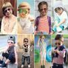 Kids Small Polarized Aviator Sunglasses for Girls and Boys Age 4-16 (Gold/Pink Mirror) view 2