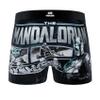 CRAZYBOXER Men's Underwear The Mandalorian Lightweight Breathable Boxer Brief Soft Black view 2