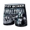 CRAZYBOXER Men's Underwear The Mandalorian Lightweight Breathable Boxer Brief Soft Black view 4