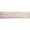 Cashel Flat Braid Halter and Leadrope, White view 2
