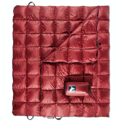 Horizon Hound GR-20 Down Camping Blanket - Outdoor Travel Quilt, Black | Insulated, Lightweight & Warm Gear for Sleep, Camping, Stadium, Hiking & Festivals | Water Resistant, Packable & Compact