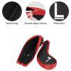 Craftsman Golf 11pcs/Set Meshy Golf Club Iron Head Covers Headcover with No. on Both Sides Suitable for Right and Left Handed Golfer Zipper Closure (Black & Red) view 4