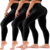 Hmuuo 3 Pack Leggings for Women High Waisted Tummy Control No See-Through Yoga Pants Workout Running Leggings view 1