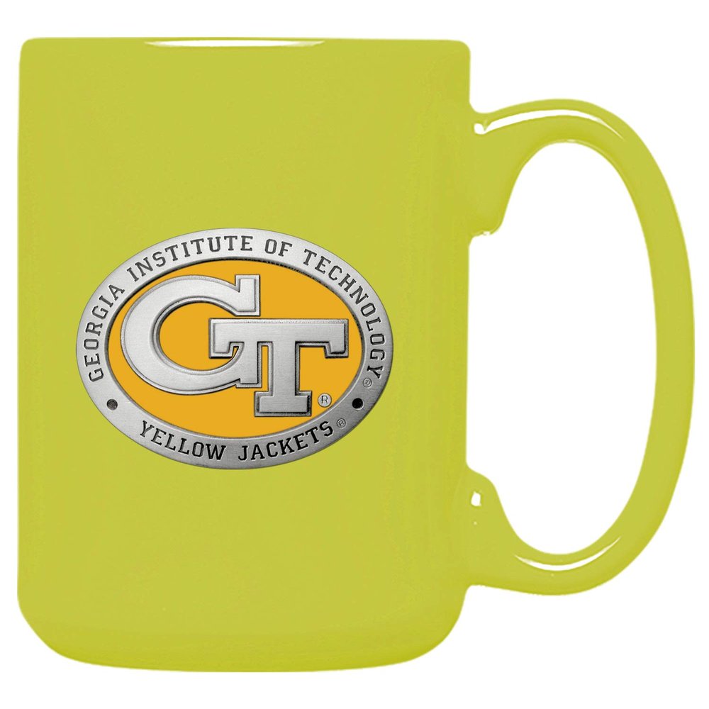 Heritage Pewter GT 15 oz. Coffee Mug | Mug for Coffee, Beverages | Intricately Crafted Metal Pewter Inlay