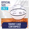 Murray Sporting Goods Autograph Basketball with Stand - Four Panel Signature Ready Display Memorabilia Autographic Basketball Regulation Size 29.5 inches view 3