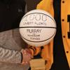 Murray Sporting Goods Autograph Basketball with Stand - Four Panel Signature Ready Display Memorabilia Autographic Basketball Regulation Size 29.5 inches view 4