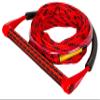O'Brien 4 Section Poly E Wake Surf Rope Combo, Red view 1