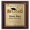 Graduation Plaque for the Class of 2025 - Personalized Gift Award for Graduation - High School or College - Customize Now! view 1