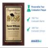 Graduation Plaque for the Class of 2025 - Personalized Gift Award for Graduation - High School or College - Customize Now! view 2