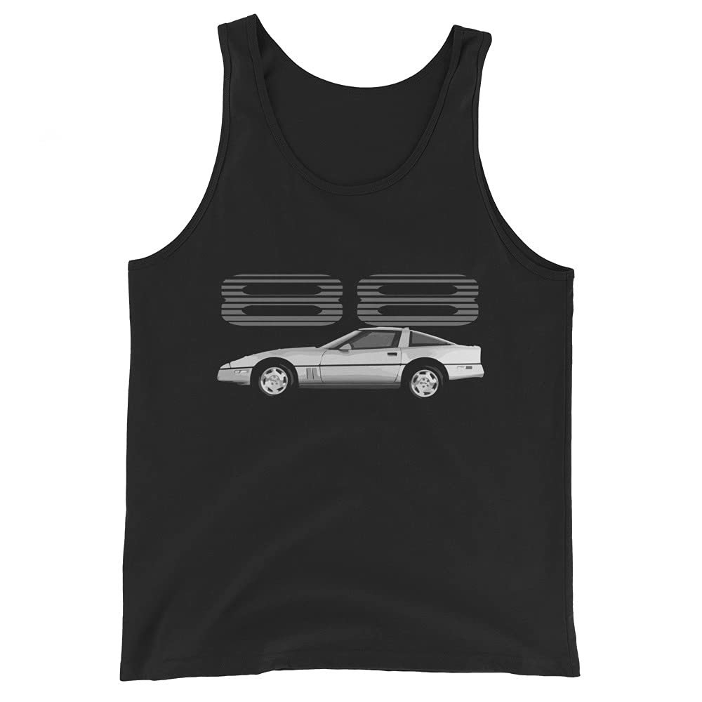 JG Infinite 1988 'Vette C4 Unisex Tank Top Black