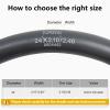 2 Pcs 24" Heavy Duty Bike Tubes 24x2.10/2.4 AV32mm Schrader Valve 24" Bicycle Tubes Compatible with 24 x 2.10 24x2.125 24x2.20 24x2.25 24x2.30 24x2.35 24x2.40 Cruisers, City, Mountain Bike Tire Tubes view 2