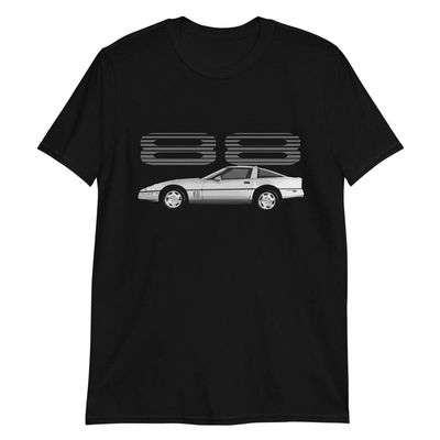 JG Infinite 1988 'Vette C4 Short-Sleeve Unisex T-Shirt Black
