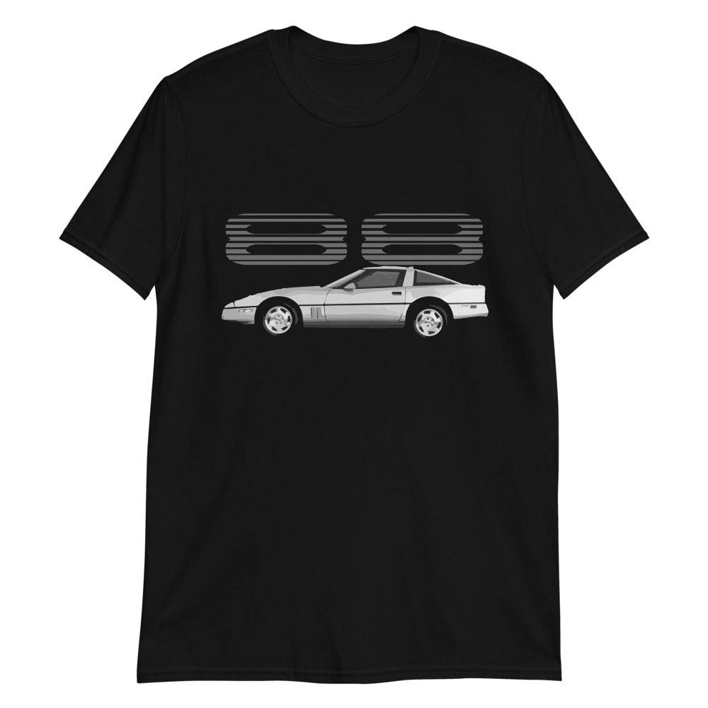 JG Infinite 1988 'Vette C4 Short-Sleeve Unisex T-Shirt Black