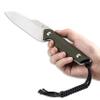 CIVIVI Kepler Fixed Blade Knife, 4.48" Blade G10 Handles, Belt Knife with Kydex Sheath, Lanyard, Clip for Men Outdoor Activities C2109A (OD Green) view 4