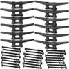 VEITHI 6 inch Electrophoretic Coated Black Dock Cleats, Ideal for Boat, Decks, Piers, Marine Decor view 1