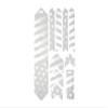 All Mountain Style Bike Frame Protector Extra - Universal Fit, 10-Piece Set for Down Tube, Chainstay, Cable Wear, High-Impact Honeycomb PVC view 2