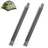Tent Poles, 2 PCS Adjustable Portable Tent Poles 129.92in Fiberglass Camping Rod Replacement Foldable Lightweight Camping Rod for Tent, Tarp, Canopy, Awning, Shelter view 1