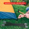 Tent Poles, 2 PCS Adjustable Portable Tent Poles 129.92in Fiberglass Camping Rod Replacement Foldable Lightweight Camping Rod for Tent, Tarp, Canopy, Awning, Shelter view 2