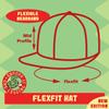 I'd Rather Be Summing - Soft Flexfit Baseball Hat Cap, Black, Large/X-Large view 4