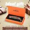 ALBATROSS Premium Damascus Pocket Knife - EDC Folding Knife with Abalone Shell Handle, Ball Bearing Opening, Liner Lock System - Everyday Carry for Outdoor, Hunting, Collection - HGDK028-AS view 2