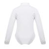 Yeeye Kids Boys Ballroom Salsa Latin Dance Shirt Top Romper Leotard with Bowtie Modern Dancewear White 10 view 2
